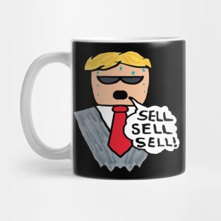 Sell Sell Sell Funny Stock Market Crash Mug